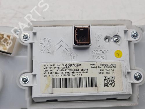 Instrument cluster PEUGEOT 2008 I (CU_)  | BP22445380C47