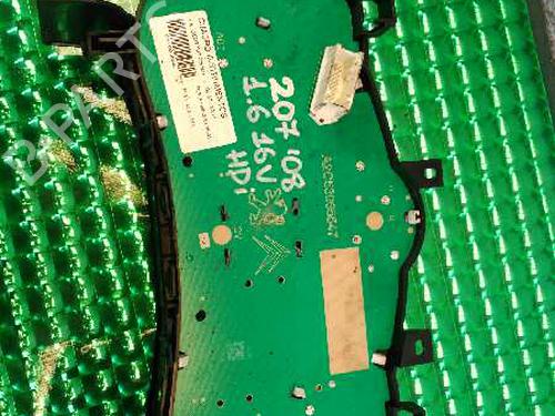 Instrument cluster PEUGEOT 207 (WA_, WC_) 1.6 HDi | BP210150C47 