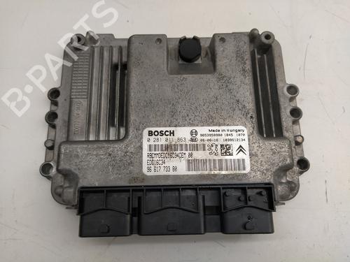 Engine control unit (ECU) PEUGEOT 307 (3A/C)  | BP12252892M57 