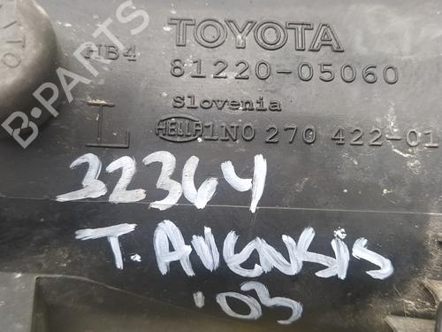 Left front fog light TOYOTA AVENSIS Saloon (_T25_) 2.0 D-4D (CDT250_, CDT250R) | BP19541945C30 
