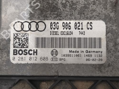 Engine control unit (ECU) AUDI A3 (8P1) 1.9 TDI | BP16870013M57 