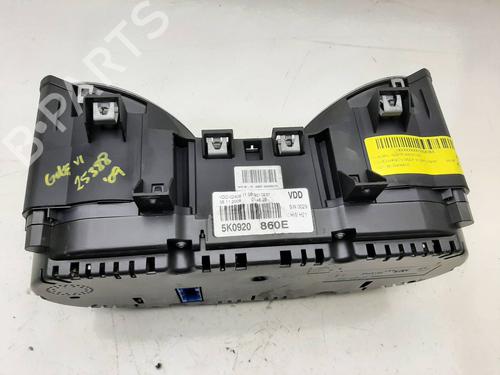 Instrument cluster VW GOLF VI (5K1)  | BP8143715C47 