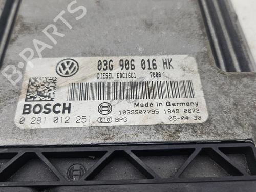 Engine control unit (ECU) VW TOURAN (1T1, 1T2) | BP30744236M57
