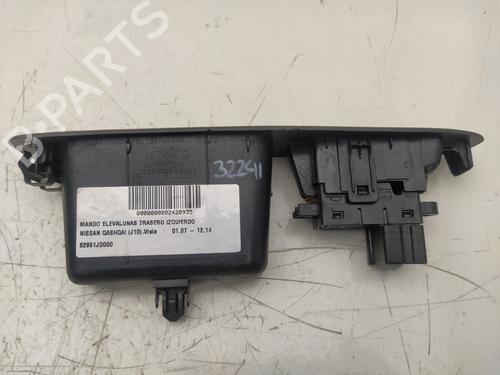 Left rear window switch NISSAN QASHQAI / QASHQAI +2 I (J10, NJ10, JJ10E) 1.5 dCi | BP18860345I29 