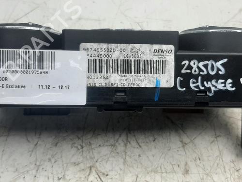 Climate control CITROËN C-ELYSEE (DD_) 1.6 BlueHDi 100 | BP8360401I5 