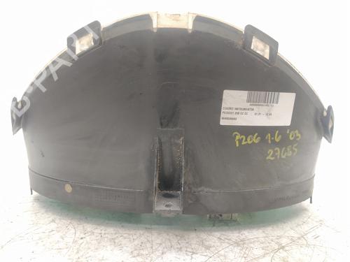 Instrument cluster PEUGEOT 206 CC (2D) 1.6 16V (2DNFUF, 2DNFUR) | BP20159906C47 