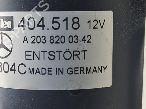 Front wiper motor MERCEDES-BENZ C-CLASS (W203)  | BP24937482M29 