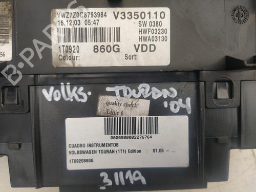 Instrument cluster VW TOURAN (1T1, 1T2) 2.0 TDI | BP14980898C47 