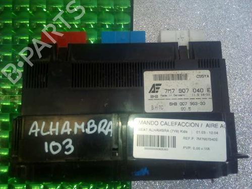 Climate control SEAT ALHAMBRA (7V8, 7V9) 1.9 TDI | BP576489I5 