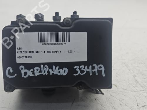 Used ABS pump CITROËN BERLINGO / BERLINGO FIRST Box Body/MPV (M_) 1.4 i bivalent (MBKFW) (75 hp) 24366921