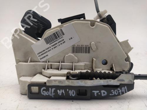 Used Rear right lock VW GOLF VI (5K1) [2008-2014]  13219133