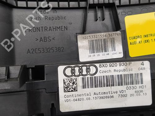 Instrument cluster AUDI A1 (8X1, 8XK) 1.6 TDI | BP13940005C47 