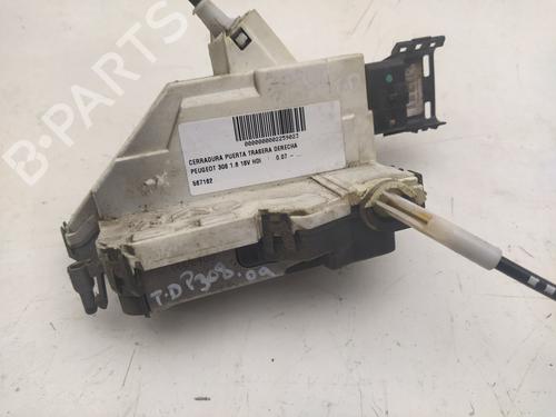 Used Rear right lock PEUGEOT 308 I (4A_, 4C_) [2007-2016]  17127801