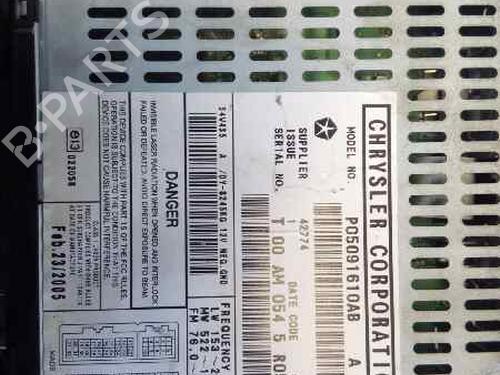 Radio CHRYSLER VOYAGER IV (RG, RS)  | BP540300E6 