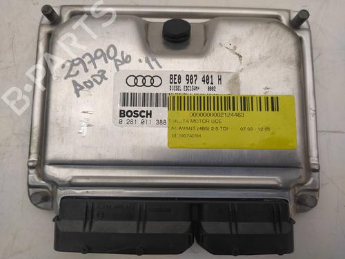 Engine control unit (ECU) AUDI A6 C5 Avant (4B5) 2.5 TDI | BP10327611M57 