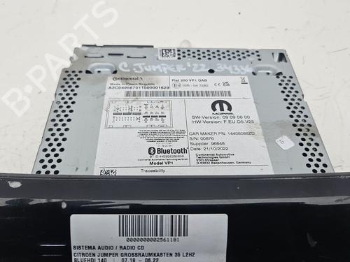 Radio CITROËN JUMPER II Van 2.2 BlueHDi 140 (140 hp) 30506795