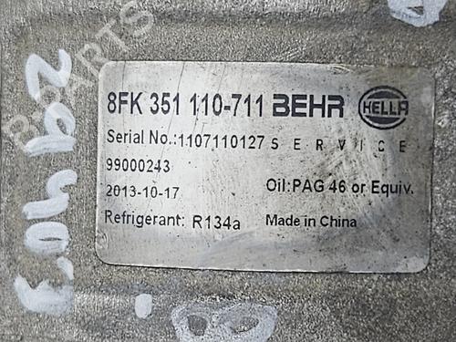 AC-Kompressor MERCEDES-BENZ A-CLASS (W168) A 170 CDI (168.008) | BP25438159M34 