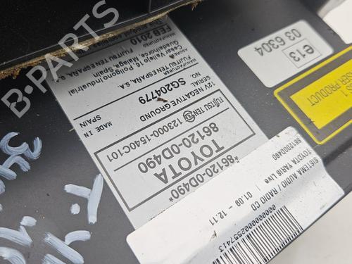 Radio TOYOTA YARIS (_P9_)  | BP28133855E6 