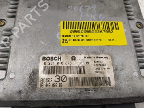 Engine control unit (ECU) PEUGEOT 406 Coupe (8C) 2.2 HDI | BP13876790M57 