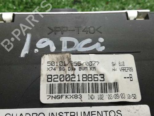 Instrument cluster RENAULT LAGUNA II (BG0/1_) 1.9 dCI (BG0E) | BP3139148C47 