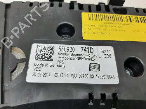 Instrument cluster SEAT LEON (5F1)  | BP3651552C47 