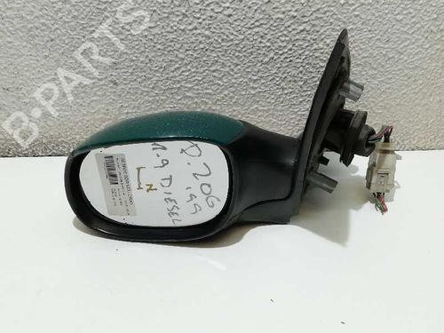 Used Left mirror PEUGEOT 206 Hatchback (2A/C) 1.9 D (69 hp) 810931