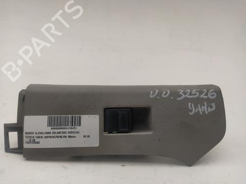 Used Right front window switch TOYOTA YARIS (_P9_) [2005-2014]  19423080