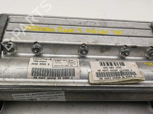 Passenger airbag MERCEDES-BENZ S-CLASS (W220, V220) S 400 CDI (220.028, 220.128) 2208601705 | 30322058B |