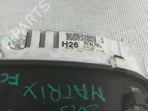 Instrument cluster HYUNDAI MATRIX (FC) 1.5 CRDi | BP1571236C47 