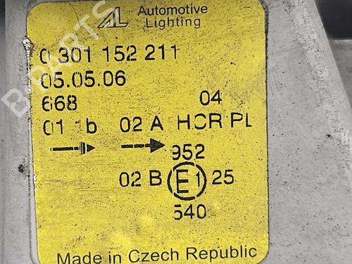 Left headlight MERCEDES-BENZ A-CLASS (W168)  | BP606287C28 