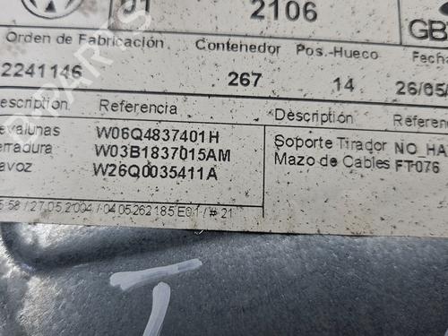 Front left window mechanism VW POLO (9N_, 9A_) 1.4 16V | BP27816610C22 