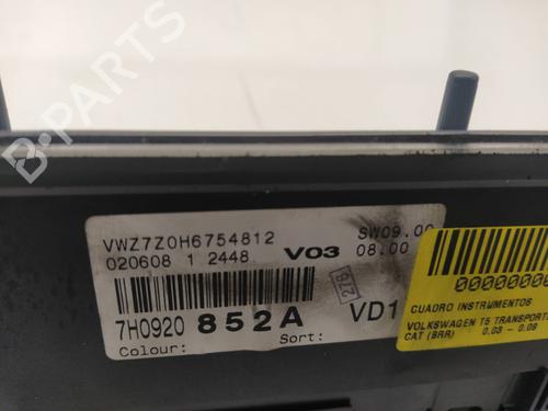 Instrument cluster VW TRANSPORTER T5 Van (7HA, 7HH, 7EA, 7EH) 1.9 TDI | BP13518043C47 