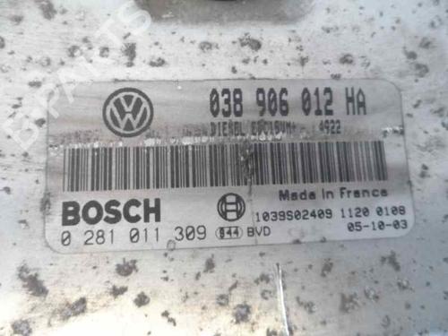 Engine control unit (ECU) SKODA OCTAVIA I (1U2) 1.9 TDI | BP144314M57 