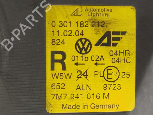 Right headlight SEAT ALHAMBRA (7V8, 7V9)  | BP16331765C29 