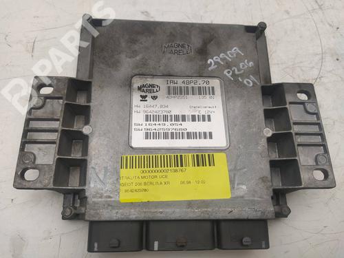 Used Engine control unit (ECU) Engine control unit (ECU) PEUGEOT 206 Hatchback (2A/C) 1.1 i (60 hp) 10549157 10549157