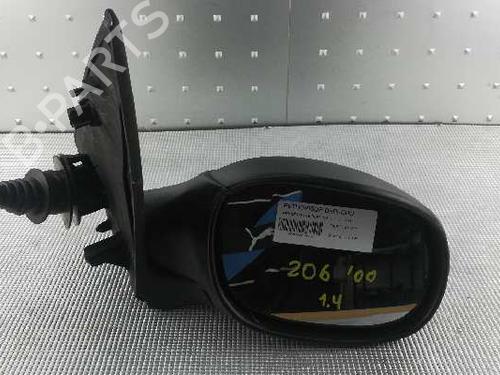 Used Right mirror PEUGEOT 206 Hatchback (2A/C) [1998-2012]  3245562