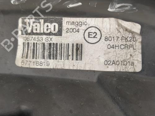 Left headlight OPEL ZAFIRA A MPV (T98) 2.0 DTI 16V (F75) | BP16483147C28 