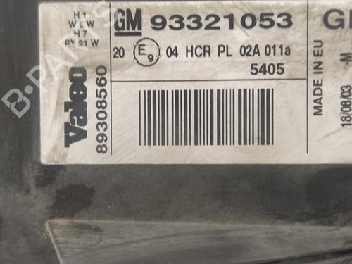 Faro derecho OPEL MERIVA A MPV (X03)  | BP19302552C29 