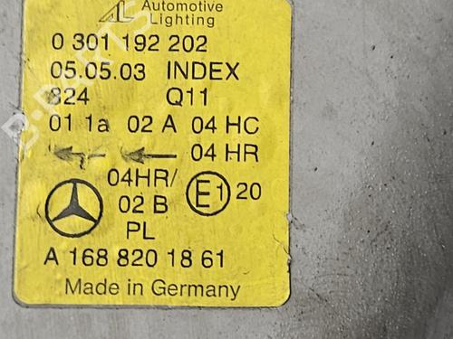 Right headlight MERCEDES-BENZ A-CLASS (W168) A 170 CDI (168.009, 168.109) | BP22449457C29 
