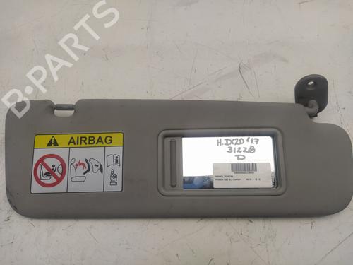 Used Right sun visor HYUNDAI ix20 (JC) 1.4 CRDi (90 hp) 15258234