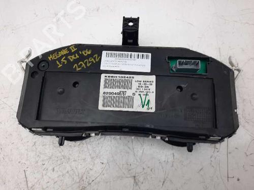 Instrument cluster RENAULT MEGANE II (BM0/1_, CM0/1_) 1.5 dCi (BM1E, CM1E) | BP6817569C47 