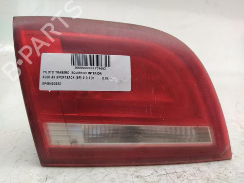 Used Left tailgate light AUDI A3 Sportback (8PA) [2004-2015]  10938776