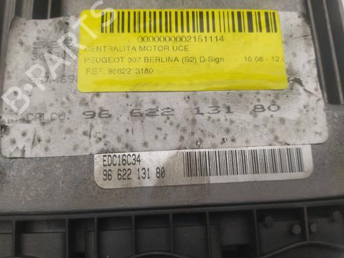 Engine control unit (ECU) PEUGEOT 307 Break (3E) 1.6 HDi 110 | BP10712897M57 