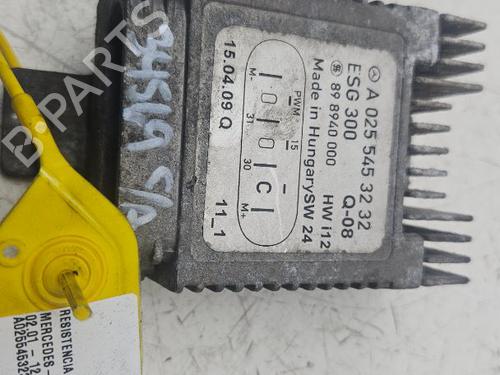 Used Heater resistor MERCEDES-BENZ A-CLASS (W168) A 140 (168.031, 168.131) (82 hp) 32115902