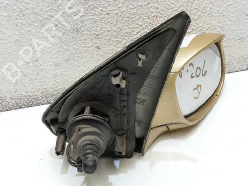 Right mirror PEUGEOT 206 Hatchback (2A/C) 1.4 HDi eco 70 | BP212639C27 