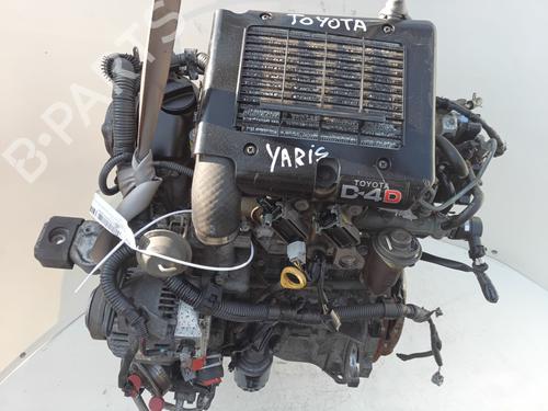 Used Engine TOYOTA YARIS VERSO (_P2_) 1.4 D-4D (NLP20_, NLP22_) (75 hp) 27868472