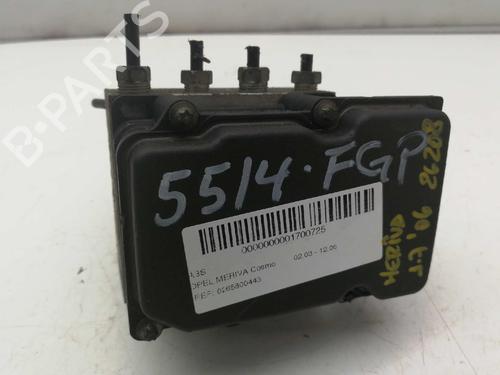 Used ABS pump OPEL MERIVA A MPV (X03) 1.7 CDTI (E75) (100 hp) 5184511