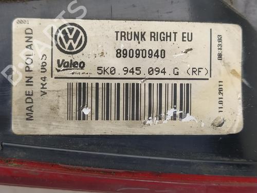 Right tailgate light VW GOLF VI (5K1) 1.6 TDI | BP13948141C80 