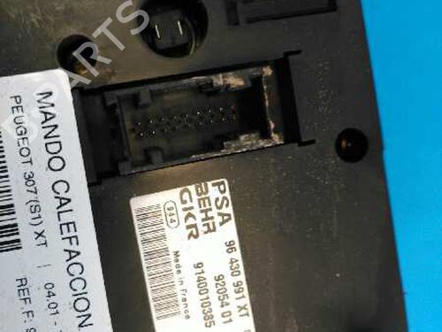 Climate control PEUGEOT 307 (3A/C) 2.0 HDi 90 | BP809655I5 