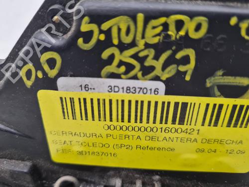Front right lock SEAT TOLEDO III (5P2)  | BP4376069C97 
